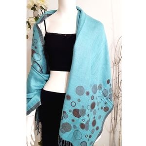 90's Pashmina🔥Reversible Large Blanket Scarf|NWOT